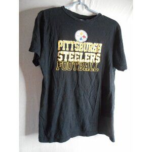 Black / Yellow Unisex Sz M NFL Team Apparel SleepWear Tshirt Pittsburgh Steelers